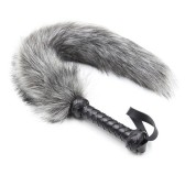 Fouet pour Caresse Gris 45cm Fouet pour Caresse Gris 45cm
