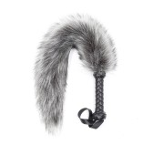 Fouet pour Caresse Gris 45cm Fouet pour Caresse Gris 45cm