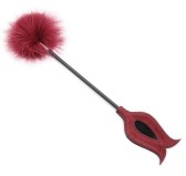 Cravache-Plumeau Victoria Pourpre 43cm Cravache-Plumeau Victoria Pourpre 43cm