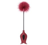 Cravache-Plumeau Victoria Pourpre 43cm Cravache-Plumeau Victoria Pourpre 43cm