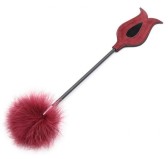 Cravache-Plumeau Victoria Pourpre 43cm Cravache-Plumeau Victoria Pourpre 43cm