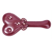 Paddle Bow Heart 30cm Marron