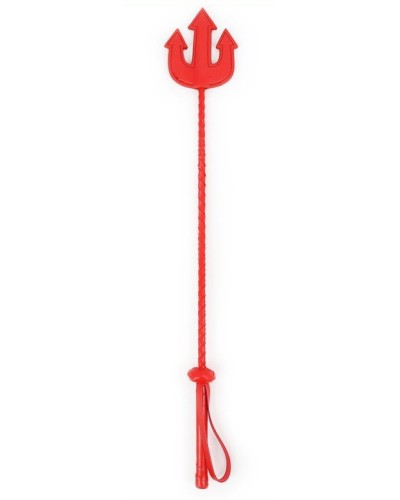 Cravache Trident 65cm Rouge