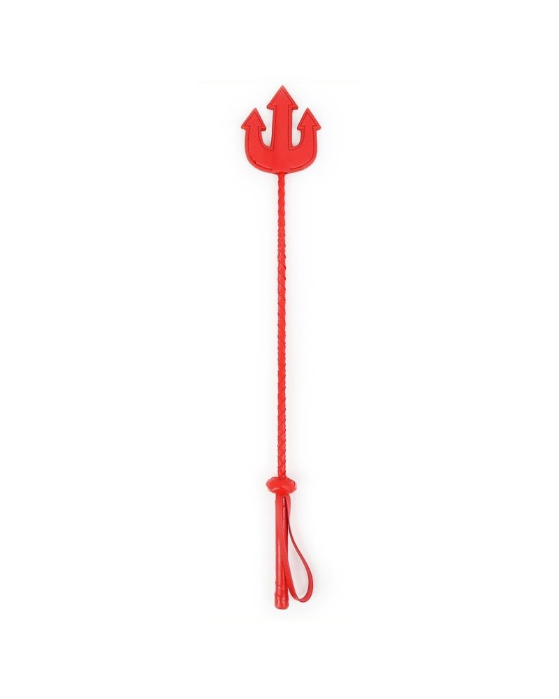 Cravache Trident 65cm Rouge