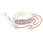 Collier-Laisse Cosmo avec chaîne métal Collier-Laisse Cosmo avec chaîne métal