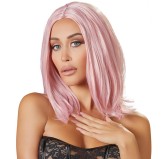 Perruque Cheveux mi-longs Roses