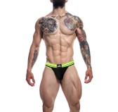 Jockstrap Rugby Noir-Jaune Neon