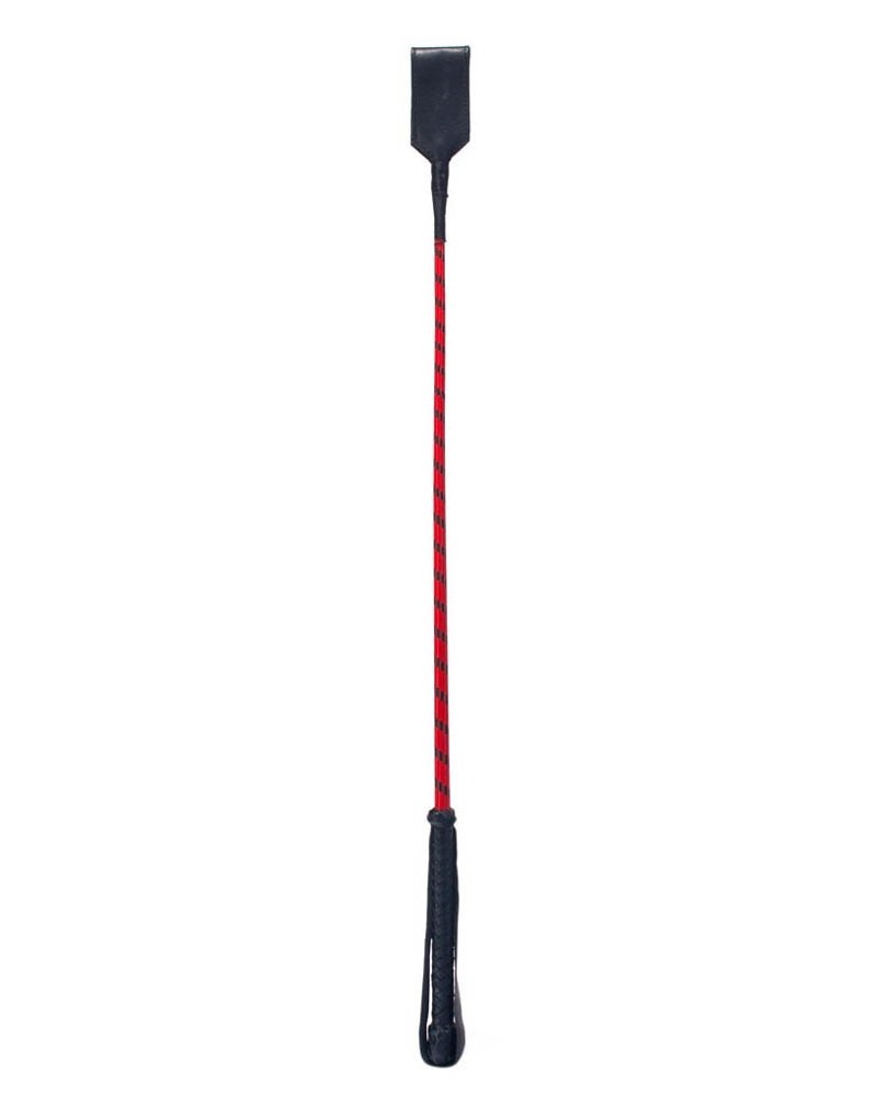 Cravache Slapper Crop 70cm Noir-rouge Cravache Slapper Crop 70cm Noir-rouge