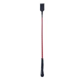 Cravache Slapper Crop 70cm Noir-rouge