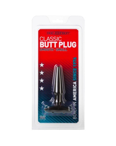 Butt Plug Smooth 9 x 2.5 cm Noir