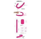 Double Gode Dorcel Orgasmic Double Do 45 x 4cm Rose