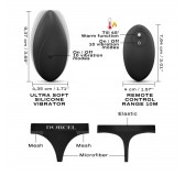 Culotte vibrante télécommandée Discreet Vibe Dorcel Taille M Culotte vibrante télécommandée Discreet Vibe Dorcel Taille M