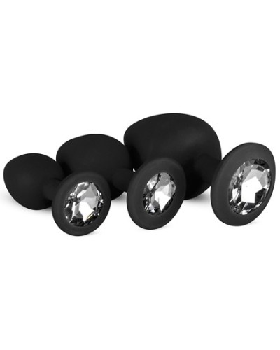 Pack de 3 plugs Bijou