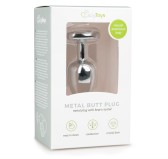 Plug bijou Argent en coeur - SMALL 6.3 x 2.6 cm Plug bijou Argent en coeur - SMALL 6.3 x 2.6 cm