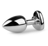 Plug bijou Argent en coeur - SMALL 6.3 x 2.6 cm Plug bijou Argent en coeur - SMALL 6.3 x 2.6 cm