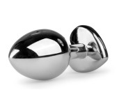 Plug bijou Argent en coeur - MEDIUM 7.1 x 3.2 cm Plug bijou Argent en coeur - MEDIUM 7.1 x 3.2 cm
