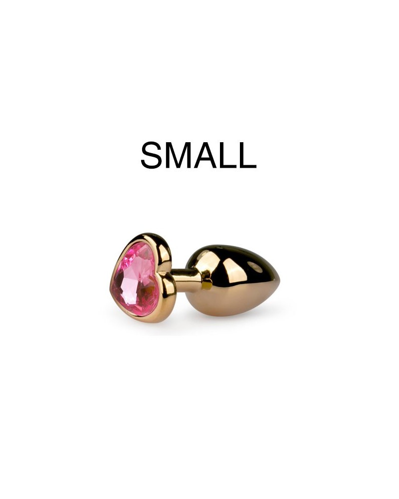 Plug bijou Or en coeur - Small 6.3 x 2.6 cm Plug bijou Or en coeur - Small 6.3 x 2.6 cm