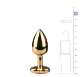 Plug bijou Or en coeur - Small 6.3 x 2.6 cm Plug bijou Or en coeur - Small 6.3 x 2.6 cm