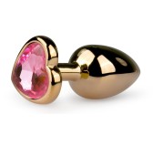 Plug bijou Or en coeur - Small 6.3 x 2.6 cm Plug bijou Or en coeur - Small 6.3 x 2.6 cm