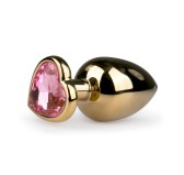 Plug bijou Or en coeur - LARGE 8.2 x 3.8 cm Plug bijou Or en coeur - LARGE 8.2 x 3.8 cm
