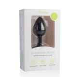 Plug Bijou Diamond noir 6 x 2.7cm Plug Bijou Diamond noir 6 x 2.7cm