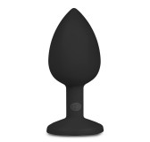 Plug Bijou Diamond noir 6 x 2.7cm Plug Bijou Diamond noir 6 x 2.7cm