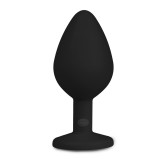 Plug bijou Diamond noir 7 x 3.3cm Plug bijou Diamond noir 7 x 3.3cm