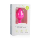Plug Bijou Diamond Rose 7 x 3.3cm Plug Bijou Diamond Rose 7 x 3.3cm