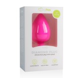 Plug Bijou Diamond Rose 8 x 4cm Plug Bijou Diamond Rose 8 x 4cm