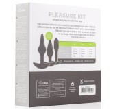 Kit de 3 plugs Pleasure Noirs Kit de 3 plugs Pleasure Noirs