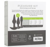 Kit de 3 plugs Pleasure Noirs