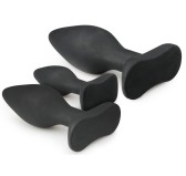 Kit de 3 plugs silicone Rocket Noirs Kit de 3 plugs silicone Rocket Noirs