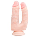 Dougle gode avec ventouse 13 x 3.5cm Chair