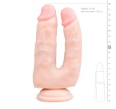 Dougle gode avec ventouse 13 x 3.5cm Chair