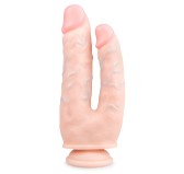 Dougle gode avec ventouse 17 x 4.5cm Chair Dougle gode avec ventouse 17 x 4.5cm Chair