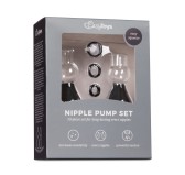 Kit de 2 suceurs de tétons avec anneaux Noirs Kit de 2 suceurs de tétons avec anneaux Noirs