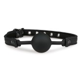 Baillon flexible avec boule silicone Noir Baillon flexible avec boule silicone Noir
