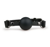Baillon Boule en silicone Noir Baillon Boule en silicone Noir