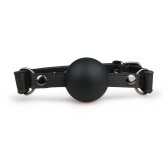 Baillon Boule en silicone Noir