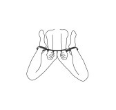 Barre de bondage avec 4 Menottes Barre de bondage avec 4 Menottes