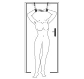 Menottes pour porte Door Jam Simili Menottes pour porte Door Jam Simili