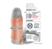 Gaine de pénis Real Feel 14 x 3.2cm Gaine de pénis Real Feel 14 x 3.2cm