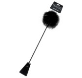 Cravache Feather Crop Noire 50 cm