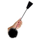 Cravache Feather Crop Noire 50 cm