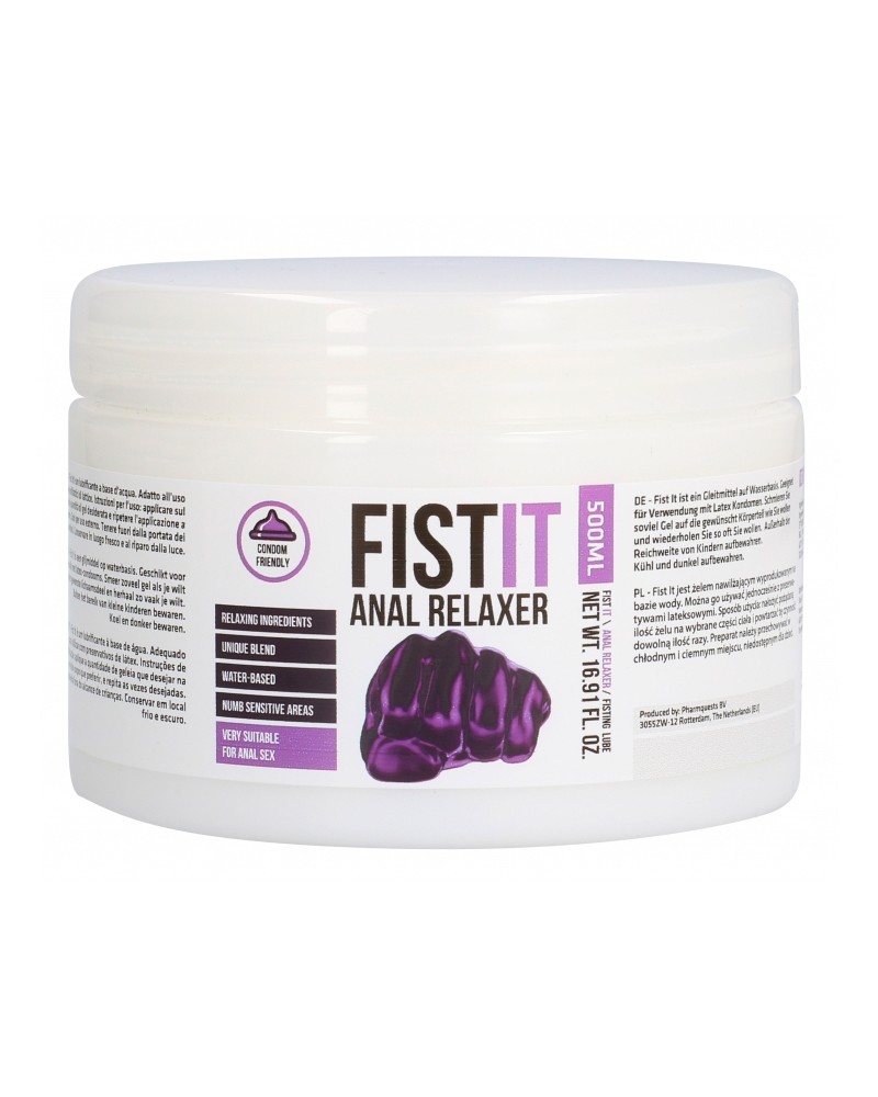 Lubrifiant Crème anale relaxante Fist It 500mL Lubrifiant Crème anale relaxante Fist It 500mL