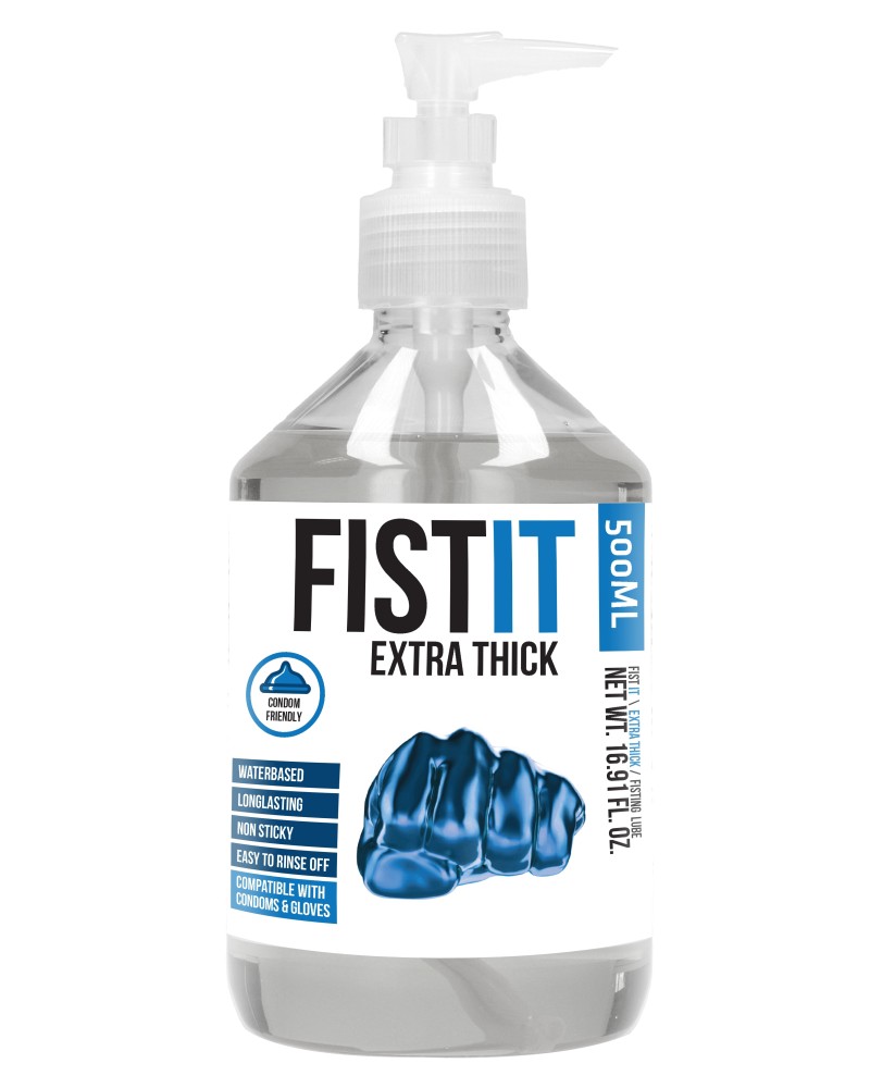 Lubrifiant Eau Fist It Extra Thick - Bouteille Pompe 500ml