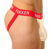 Jockstrap Fukker Blanc et Rouge