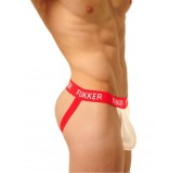 Jockstrap Fukker Blanc et Rouge