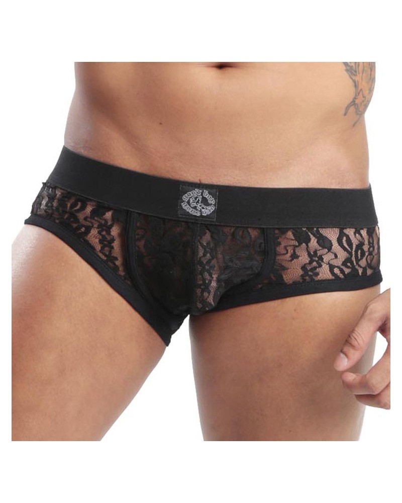 Slip en dentelle Jacob Noir