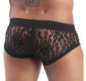 Slip en dentelle Jacob Noir